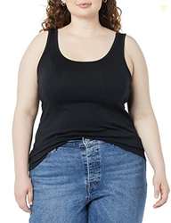 Amazon Essentials Women's Plus Size Slim Fit Scoop Neck Tank Top, Pack