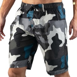 Kanu Surf Miles Swim Trunks (Regular & Extended Sizes), Surf Camo Blac