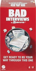 Mattel Games Bad Interviews by Funemployed Party Game, Game Night for 