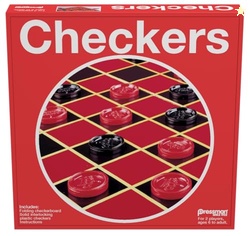 Pressman Checkers -- Classic Game With Folding Board and Interlocking 