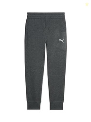 Puma Boy's Essential Basics Poly Fleece Jogger, Charcoal Heather, L