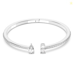 Swarovski Mesmera Bracelet with Clear Crystal Details on a Rhodium Fin