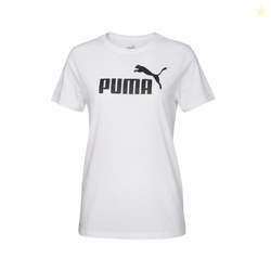 Puma Women's ESS Logo Tee, White, XS