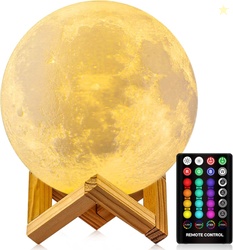 16 Colors Moon Night Light with Stand