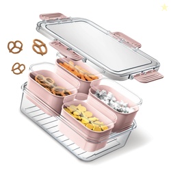 Cook With Color 4-Compartment Snackle Box