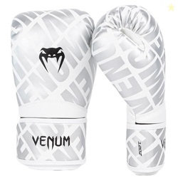 Venum Contender 1.5 XT Boxing Gloves - White/Silver - 14-Ounce