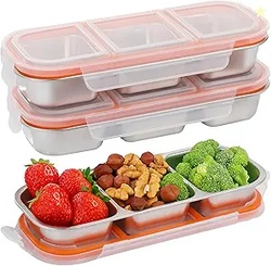 3 Pcs Stainless Steel Snack 