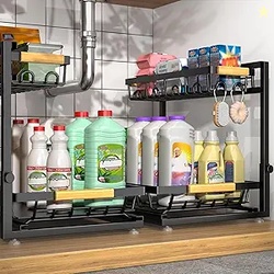 Sevenblue 2 Packs Under Sink Organizer AD