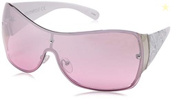 Southpole Women's 1024SP Metal Shield UV400 Protective Rectangular Sun