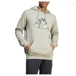 adidas Men's Camouflage Graphic Hoodie, Silver Pebble, Small/Tall