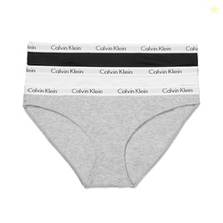 Calvin Klein Carousel Logo Cotton Stretch Bikini Panties, Multipack, B