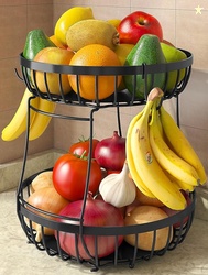 Sevenblue 2 Tier Sturdy Fruit Basket