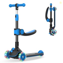 Gotrax KS3 Pro Kick Scooter for Kids, One Key Removable Seat & 3 Extra