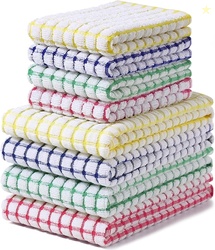 Homaxy Kitchen Towels and Dishcloths, 8pcs