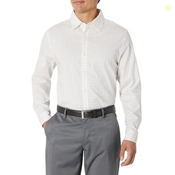 Amazon Essentials Men's Slim Fit Long Sleeve Wrinkle Resistant Stretch
