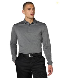 Callaway Swing Tech Long Sleeve Polo Quiet Shade Heather 3XL