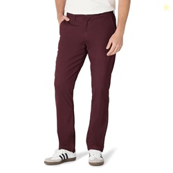 Amazon Essentials Men's Athletic-Fit Chino Pants, Burgundy, 35W x 34L