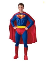Rubies DC Comics Superheroes: Superman Deluxe Muscle Chest Costume for