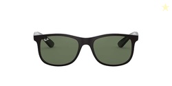 Ray-Ban Junior Kids' RJ9062S Rectangular Sunglasses, Matte Black/Dark 