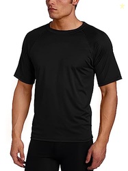 Kanu Surf Mens Swim Shirt with Short Sleeves  UPF 50+ Rash Guard for M