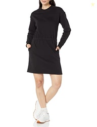 Amazon Essentials Women's Waisted Sweatshirt Dress (Available in Plus 
