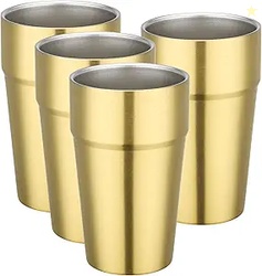 Beasea Stainless Steel Drinking Cups, Set of 4