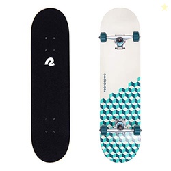 Retrospec Alameda Skateboard Complete | Canadian Maple Wood Deck w/ 5.