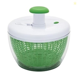 Farberware Small Pro Salad Spinner, 3.16 Qt Lettuce Spinner with Pump 