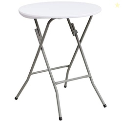 Flash Furniture Elon 2' Round All-Occasion Plastic Folding Event Table
