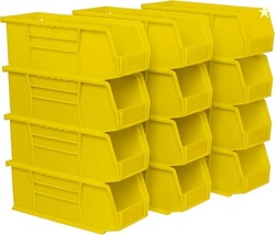 Akro-Mils 30224 AkroBins Plastic Storage Bins, Space-Saving Stackable 