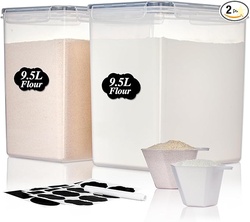 Vtopmart 9.5L 2 Pack Extra Large Storage Containers