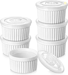 vancasso Ramekins with Lid, Set of 6