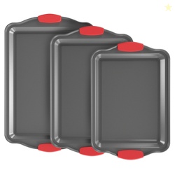 GPED Nonstick Baking Sheet Set, 3-Piece 