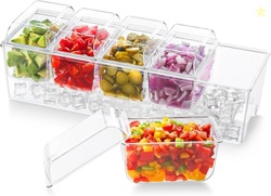 Lifewit Ice Chilled Condiment Caddy 