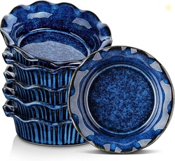 vancasso Ceramic Mini Pie Pans Set of 6