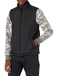 Amazon Essentials Men's Midweight Fleece-Lined Insulated Puffer Vest, 
