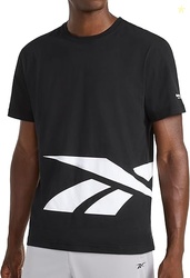 Reebok Men's Big Short Sleeve Crewneck T-Shirt, Standard Fit, Lightwei