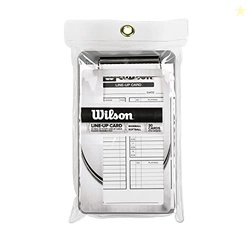 WILSON Lineup Cards White, One Size
