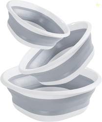 Multipurpose Foldable Washbasin (Set of 3)