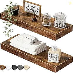 QEEIG Bathroom Floating Shelves Set of 2