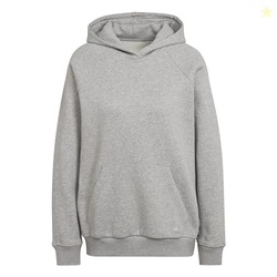 adidas womens All Szn Bf Hoodie Hooded Sweatshirt, Medium Grey Heather