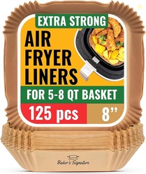 Air Fryer Paper Liners, 125Pcs