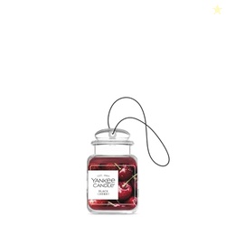 Yankee Candle Car Jar Ultimate Black Cherry, Up to 30 Days Continuous 
