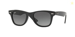 Ray-Ban Junior Kids' RJ9066S Wayfarer Square Sunglasses, Black/Light G