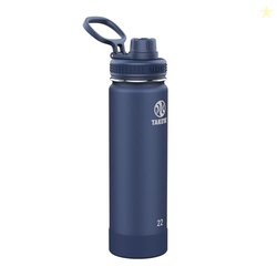 Takeya Actives Stainless Steel Water Bottle, Insulated Spout Lid, Keep