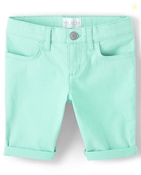 The Children's Place,Solid Skimmer Shorts,Mellow Aqua,5