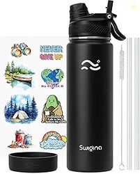 Swigina Insulated Water Bottle with Silicone Boot