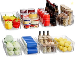 Clear Fridge Organizer (8 Pack)