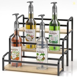 DTUQYX Coffee Syrup Organizer, 3-Tier