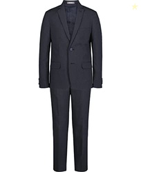 Van Heusen boys 2-piece Formal Business Suit Pants Set, Bank Blue, 10 
